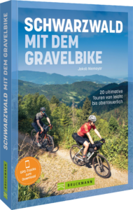 3D-Cover des Schwarzwald Reiseführers mit dem Gravelbike